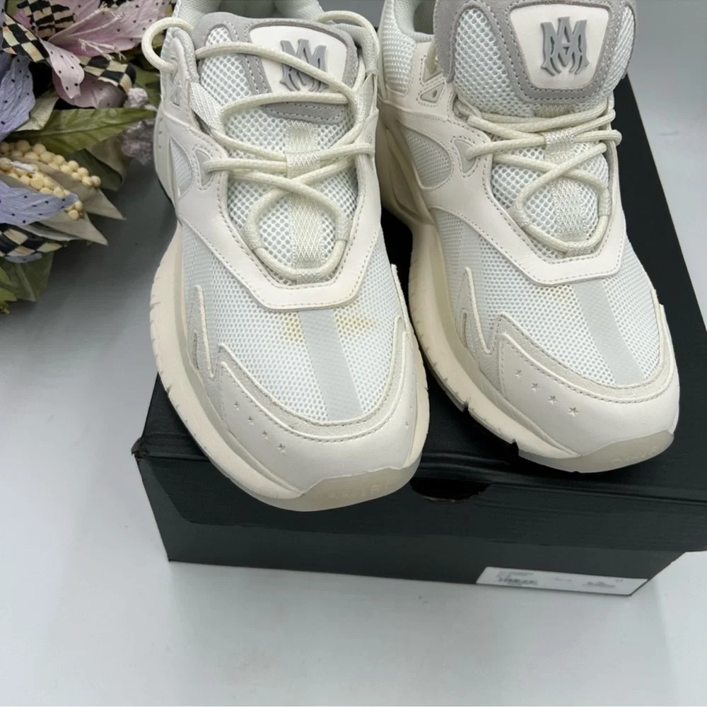 Men’s Gucci Amiri leather/mesh sneakers size 11